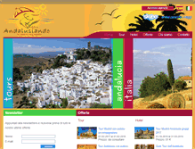 Tablet Screenshot of andalusiandoviaggi.com